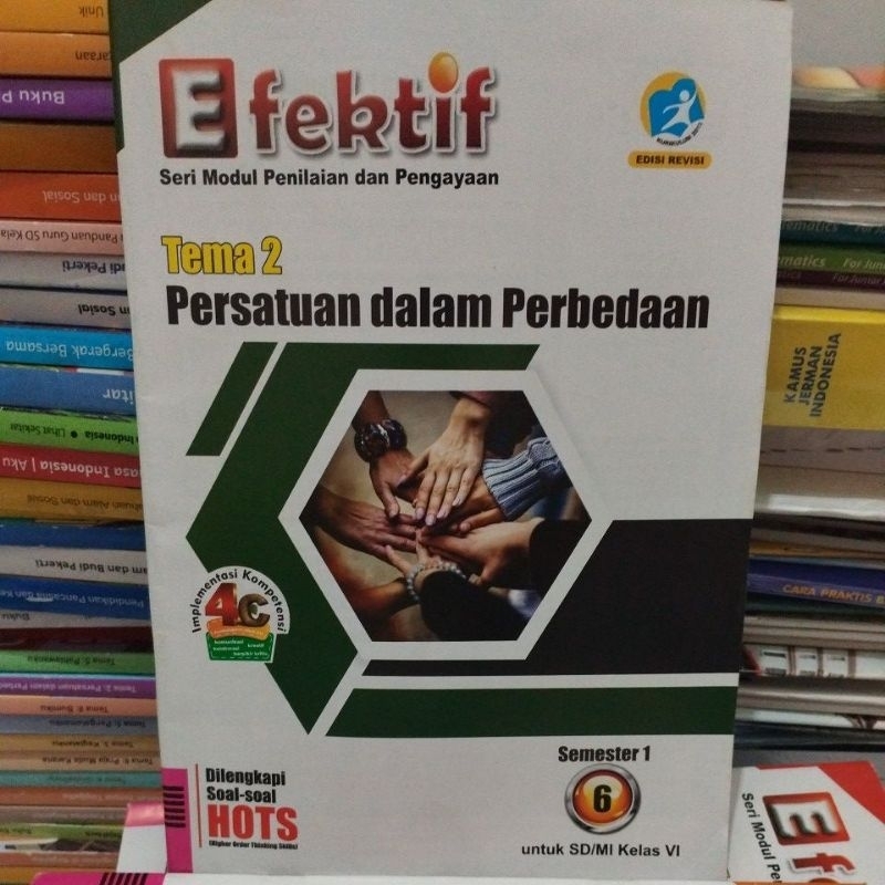 LKS EFEKTIF KELAS 6 SEMESTER 1 TEMA 2 PERSATUAN DALAM PERBEDAAN K13 EDISI REVISI