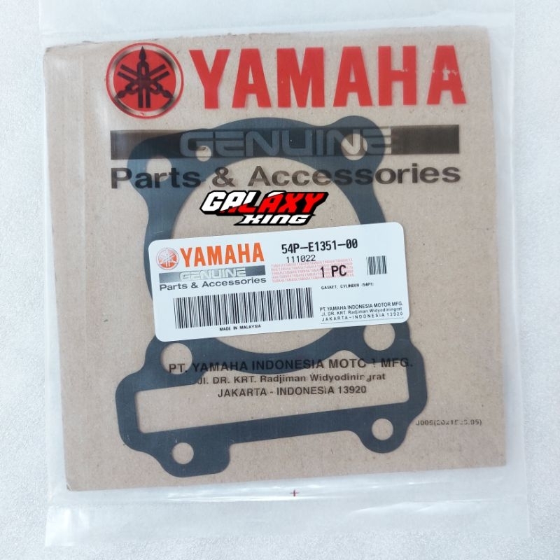 PAKING BLOK SEHER BAWAH BORING MIO J , MIO GT , SOUL GT 115 , XRIDE 115 ORIGINAL