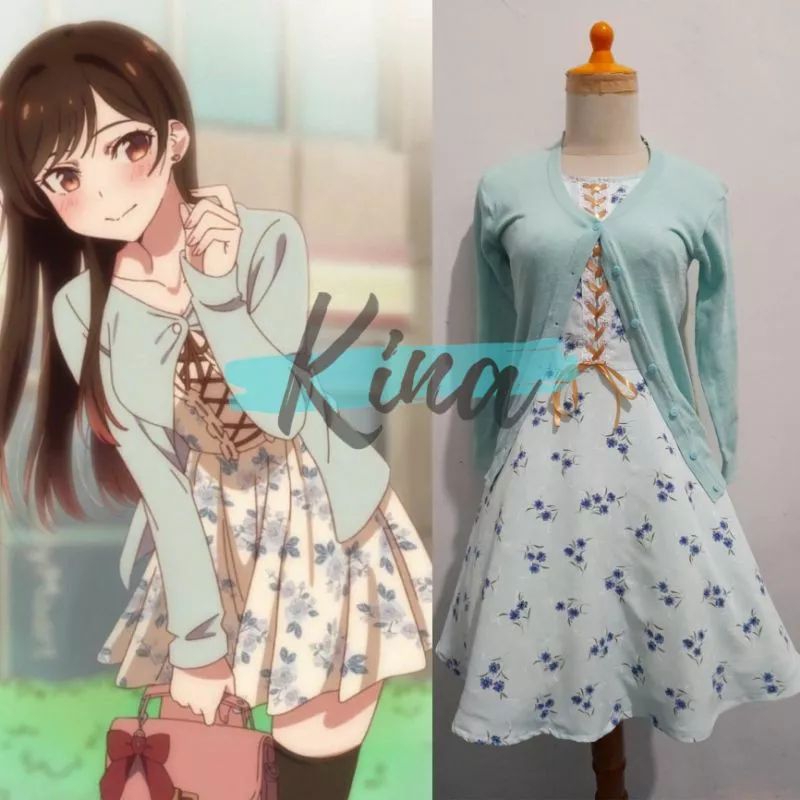 Kanojo Okarishimasu/Rent A Girlfriend Chizuru, Mami, Ruka, Sumi Cosplay Costume Anime Female