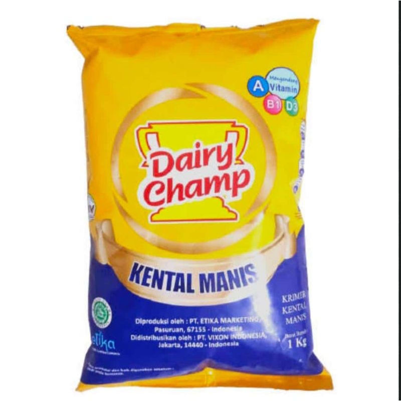 

DAIRY CHAMP PILLOW 1KG / BANTAL 1KG / KRIMER SUSU KENTAL MANIS