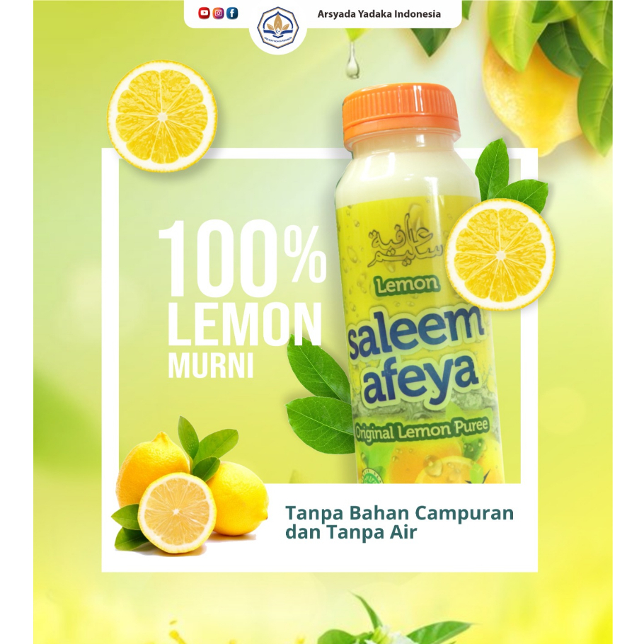 

Saleem Afeeya Pure Lemon Asli, Air Lemon Untuk Diet