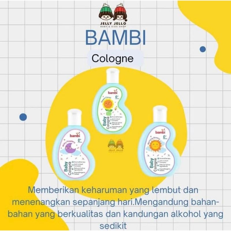 Bambi Baby Cologne - Parfum Bayi Bambi