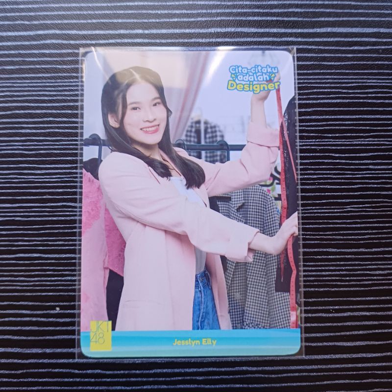 Photocard PC JKT48 Lyn Cita-cita Masa Kecilku