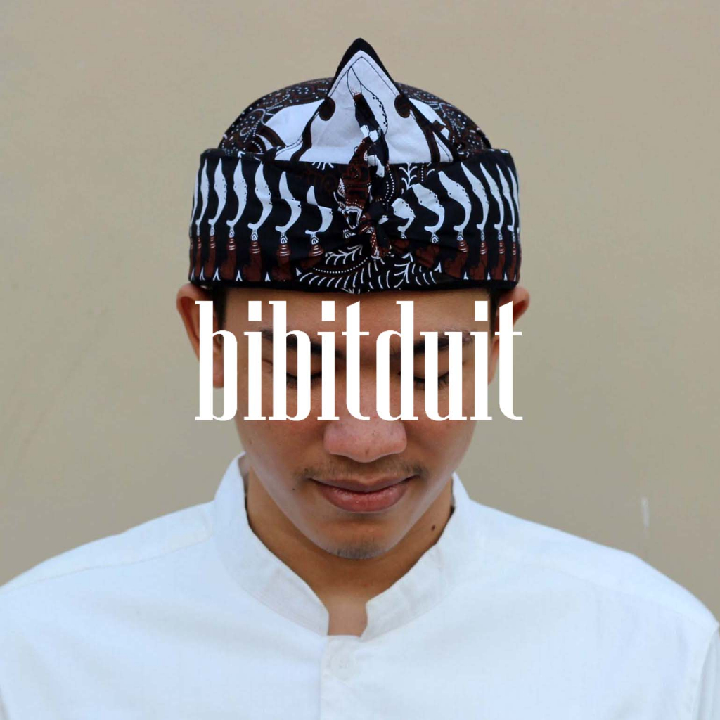 Iket blangkon sunda model parekos motif batik kujang jawa barat