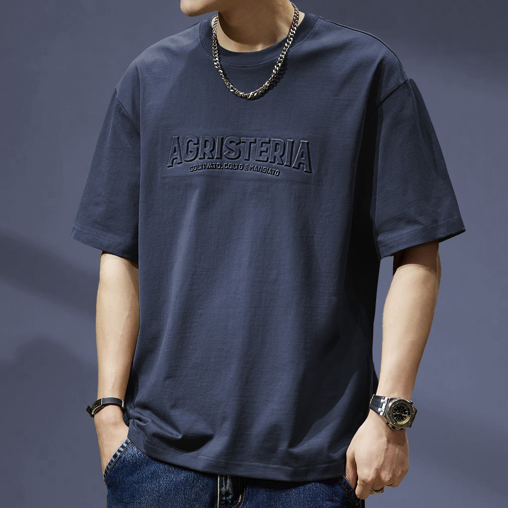 Mokokomo - Kaos Embos Agristeria Oversize Lengan pendek Pria Kaos Oversize Pria Terbaru