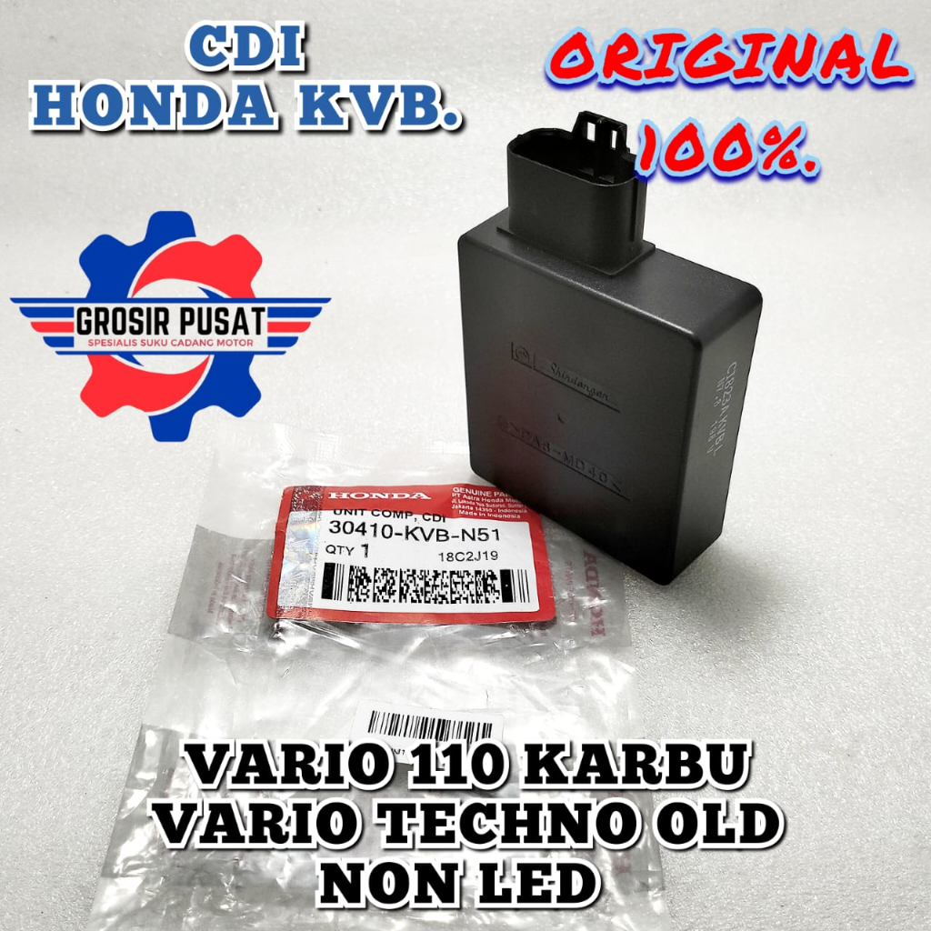 CDI VARIO CDI UNIT VARIO 110 KARBU CDI HONDA KVB KOTAK CDI VARIO TECHNO OLD