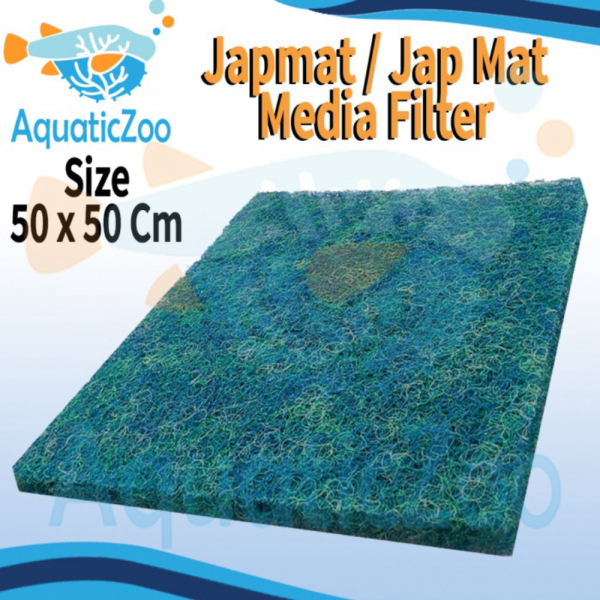 Dijual Media Filter Japmat Jap Mat Ori 50 x 50 cm Kolam Koi Aquarium Murah