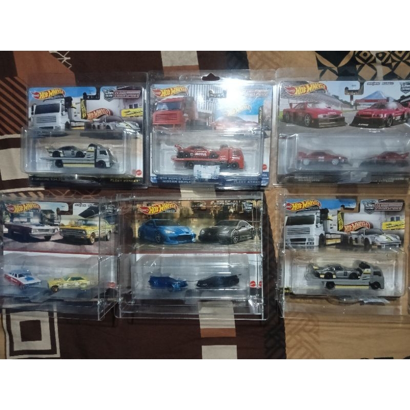 Hotwheel team transport 3 pcs+ twin pack 3 pcs