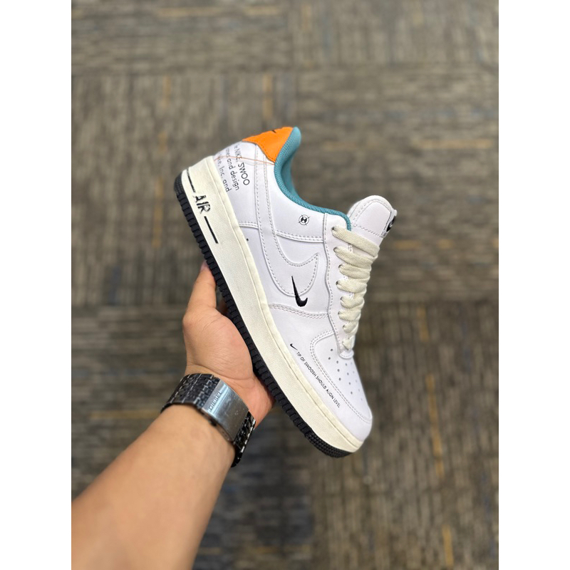 NIKE AIR FORCE 1 LOW LV8 '07 LE "STARFISH" SIZE 42 MULUS