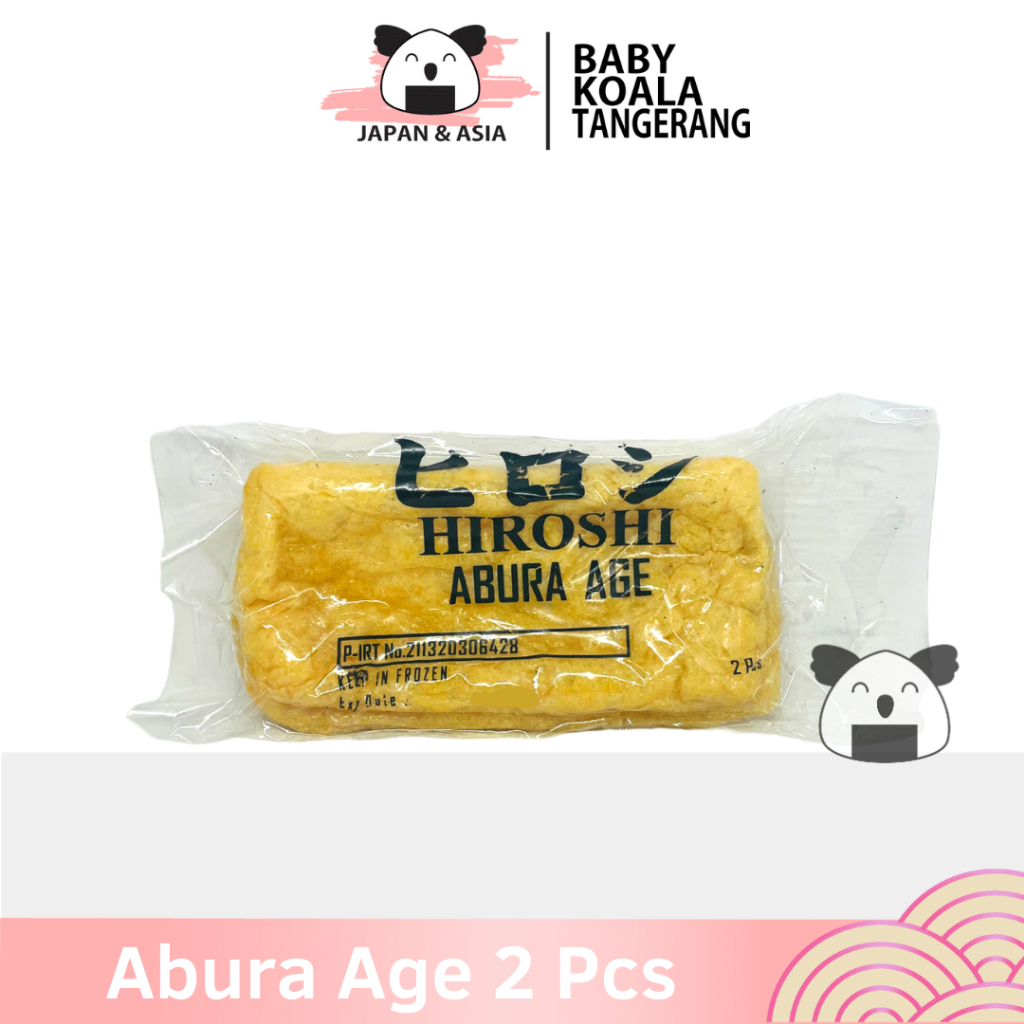 

ABURAGE Tahu Goreng Jepang 2 pcs | Japan Fry Tofu for Miso Soup Udon Ramen | Abura Age.