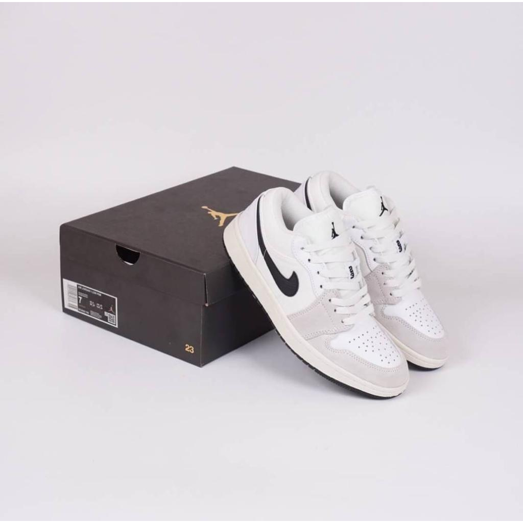 Sepatu Air Jordan 1 Low Astrograbber White black