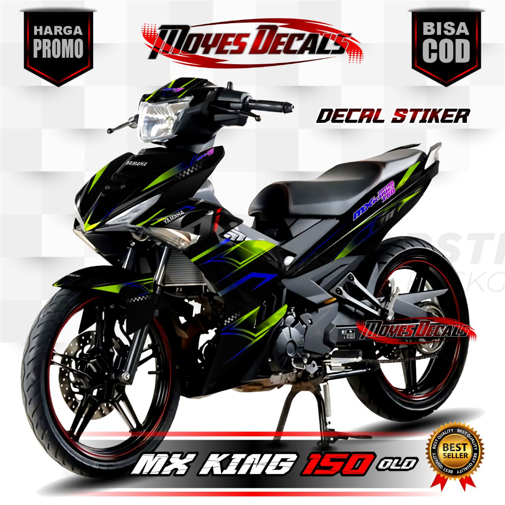 (BISA COD) Decal Mx King Fullbody Dekal Mx King 150 Old Stiker Mx King V1 Full Body