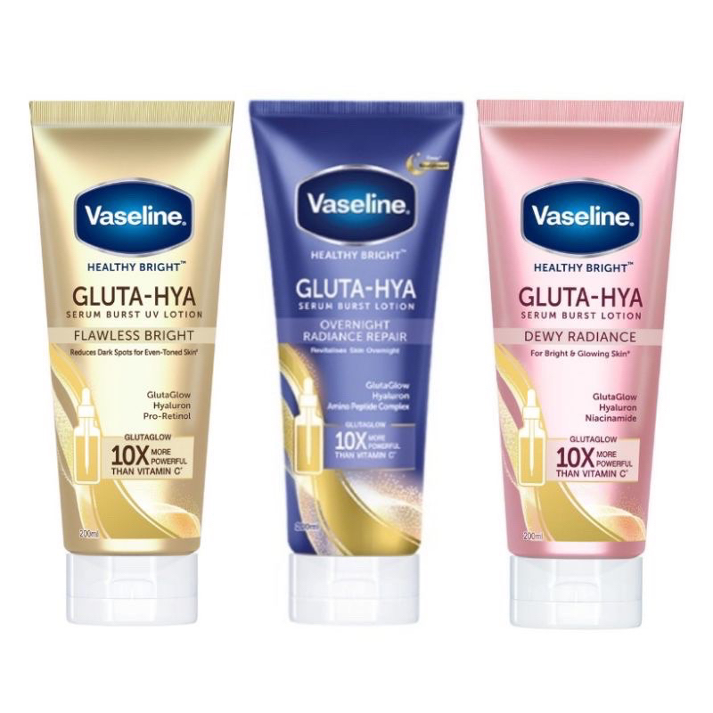 VASELINE GLUTA HYA 200ml READY STOCK