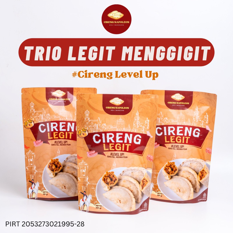 

BUNDLING SPECIAL 3pcs - Varian Legit (Tidak Pedas) Cireng Napoelon