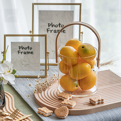 Keranjang buah Ember minuman serbaguna Glass Fruit Bucket Ice Bucket