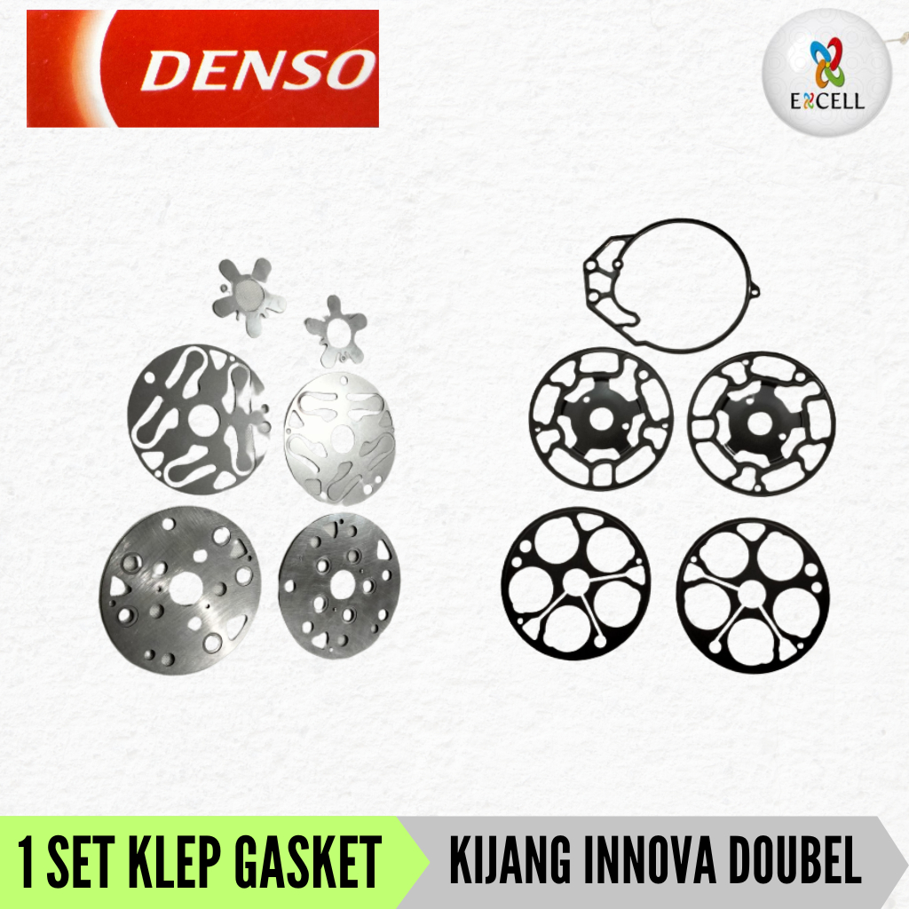 Klep Compressor Kompresor Ac Mobil Gasket Valve Plate Toyota Kijang Innova Doubel Set Apv