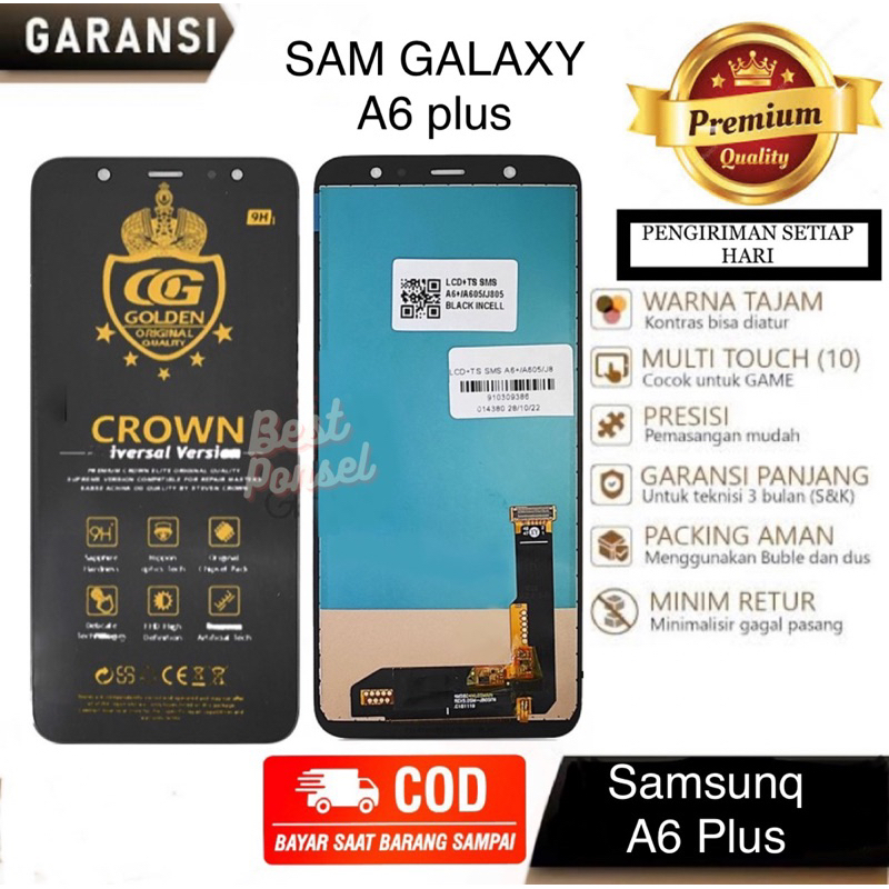 Lcd Touchscreen SAMSUNG A6 Plus Fullset ORIGINAL