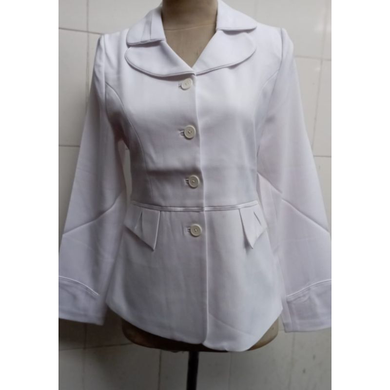 stelan blazer pns pemda perawat bidan putih chandra 1602