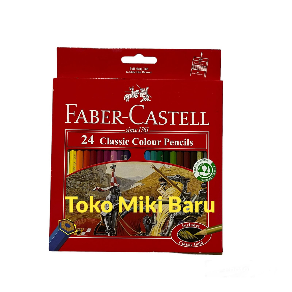 

Pensil Warna Faber-Castell 24 Warna Classic Colour Pencils