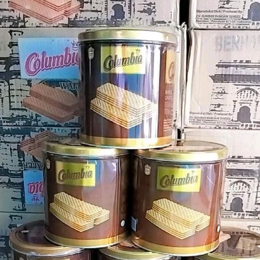 WAFER COLUMBIA KALENG COKLAT