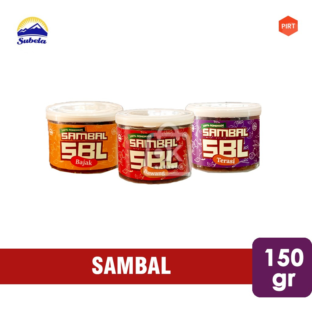

Sambal Bawang / Bajak / Terasi SUBELA (150 gr)