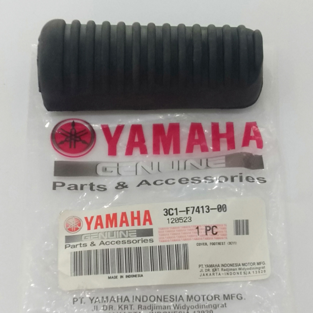 COVER FOOTREST / KARET FOOTSTEP PIJAKAN KAKI KANAN KIRI - VIXION / MX KING ( 3C1-F7413-00 )