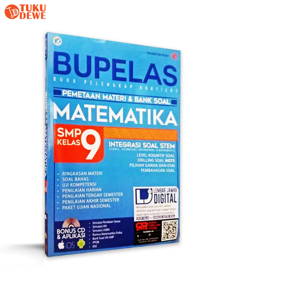 Buku Pelajaran Bupelas Matematika Smp Kelas 9 Pemetaan Materi & Bank Soal