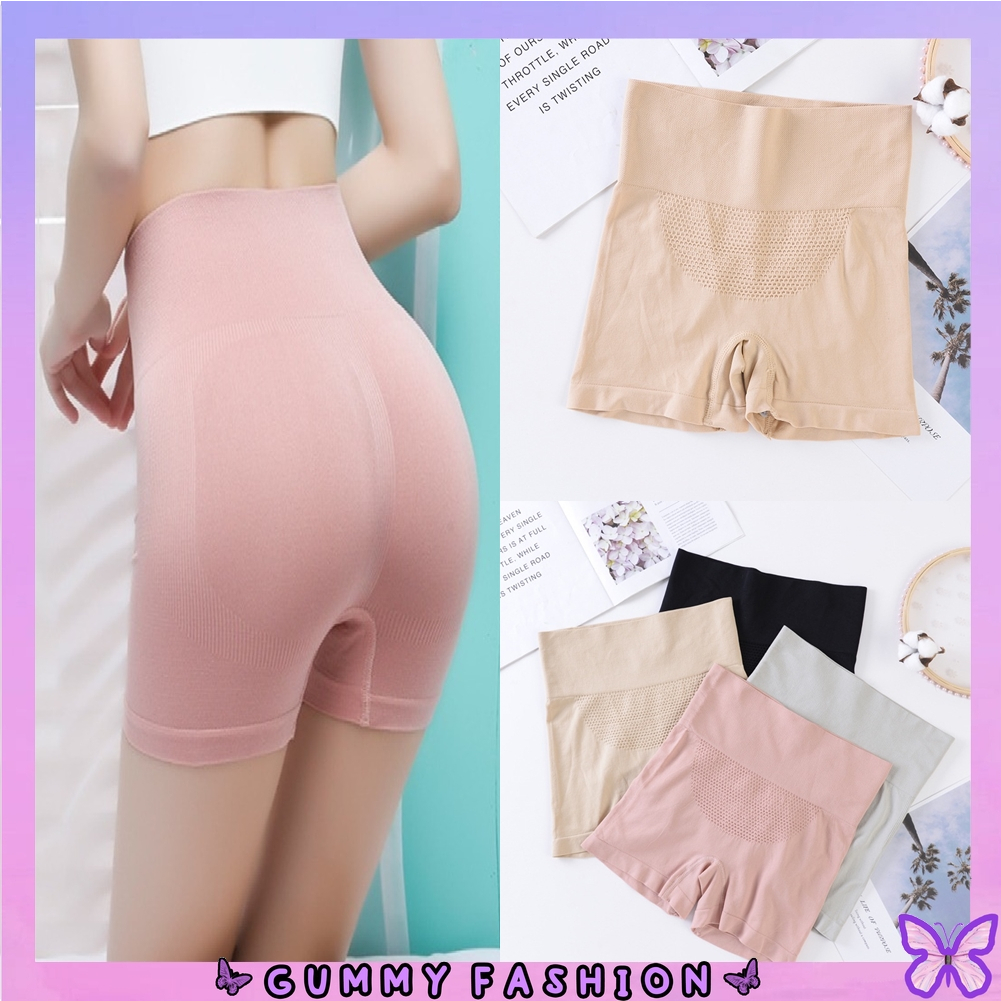 •GUMMY• CP701 CELANA PENDEK BOXER PINGGANG TINGGI PELANGSING PERUT WANITA COD