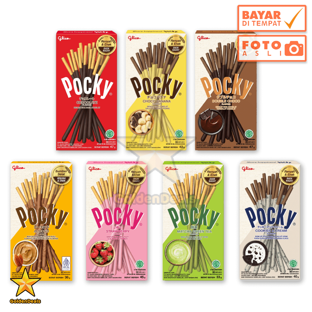 

Glico Pocky ALL Variant - Stick Biskuit