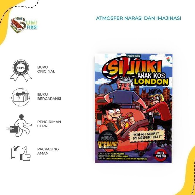 [ PROMO ] - Buku Komik -  Si Juki Anak Kos London - Bumi Fiksi