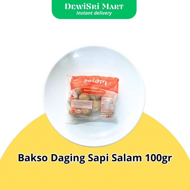 

Bakso Daging Sapi Salam 100gr - Dewi Sri Mart