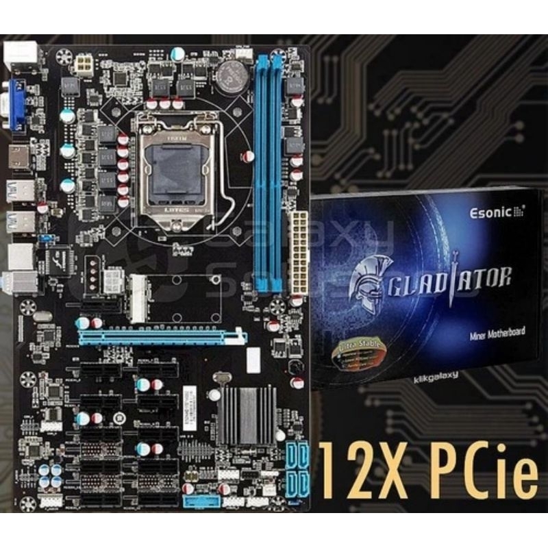 Esonic B250 BTC Gladiator LGA1151, B250 DDR4, 12X PCI-E