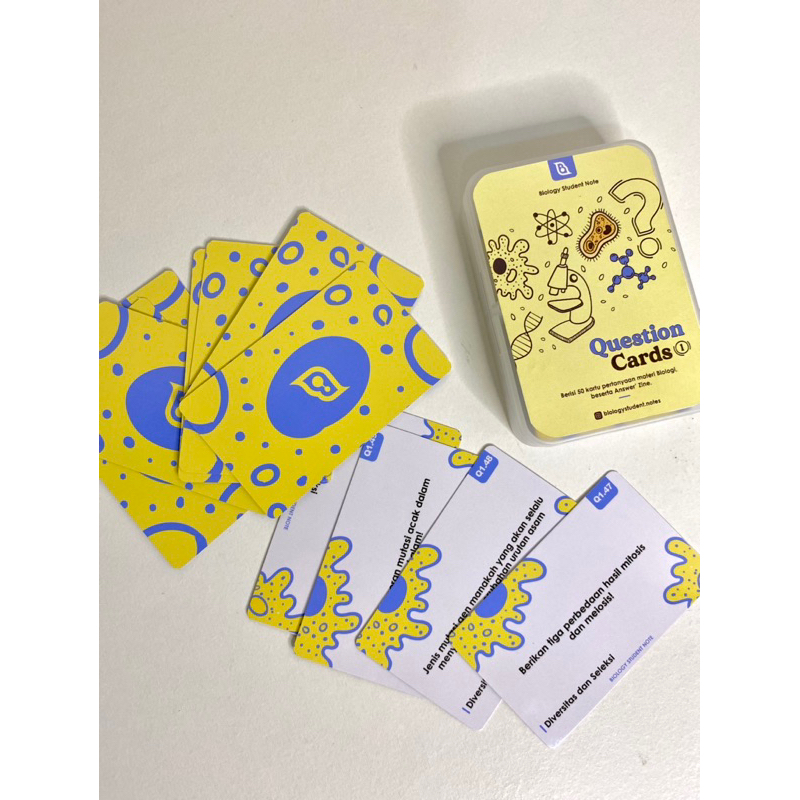 

Biology Questions Cards by biology student notes
