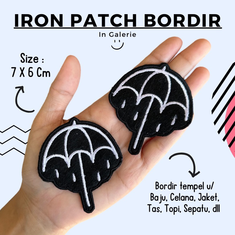 ( BISA SETRIKA / JAHIT ) Emblem Bordir BMTH BRING ME THE HORIZON Iron Patch Bordir cowok keren tamba