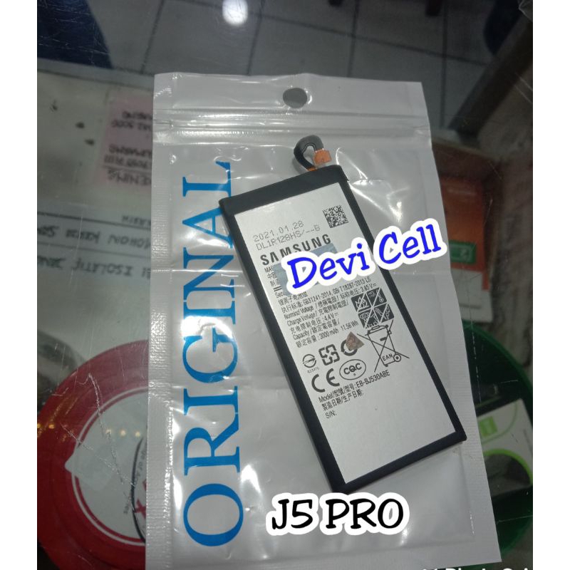 Baterai Samsung J5 PRO J530 J530F Original batre batrei battrey Samsung J5pro ORI