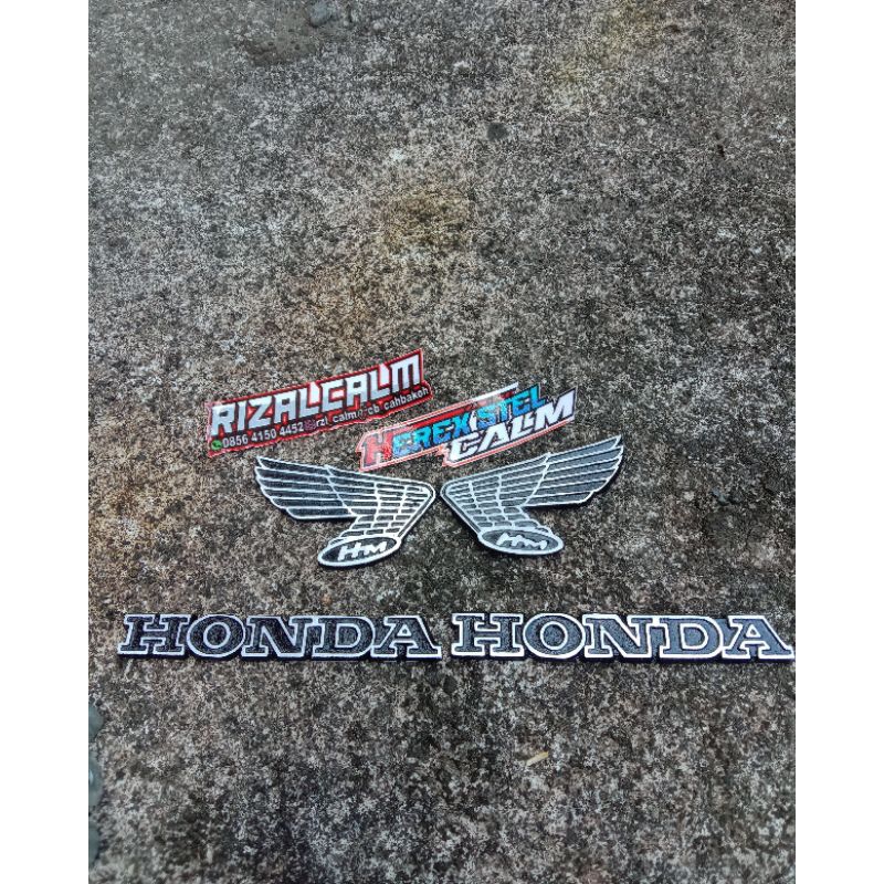 Emblem CB glatik tangki logo tangki sayap set cb glatik