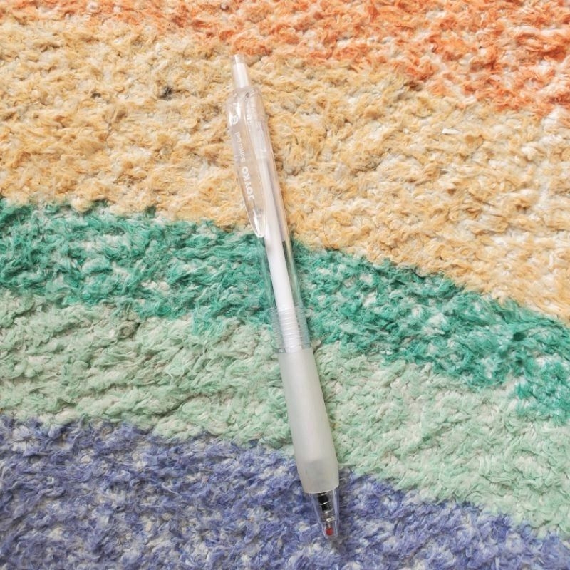 

Pulpen gel 0.5 mm cetak cetek JOYKO needle tip