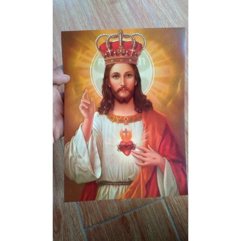 

100 LEMBAR Stiker bagian Kaki Kepala Peti Mati Yesus Bermahkota dan Memberkati