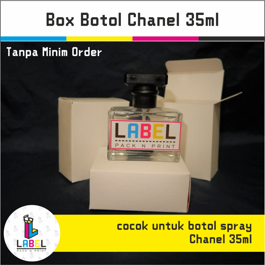 Dus Kemasan / Box parfum chanel 35ml POLOS harga grosir