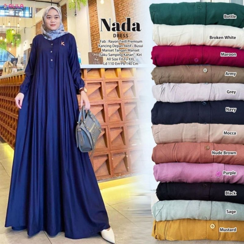 100% ORI Nada dress by Alila / Ld 110 Pb 140