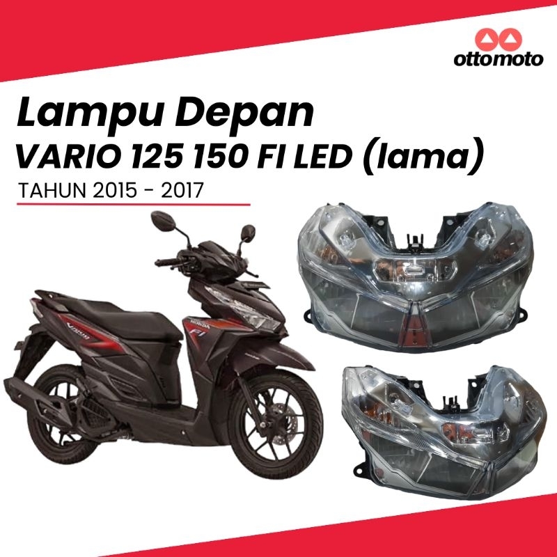 REFLEKTOR LAMPU DEPAN REFEKTOR VARIO 125 150 FI ESP LED OLD 2015 - 2017
