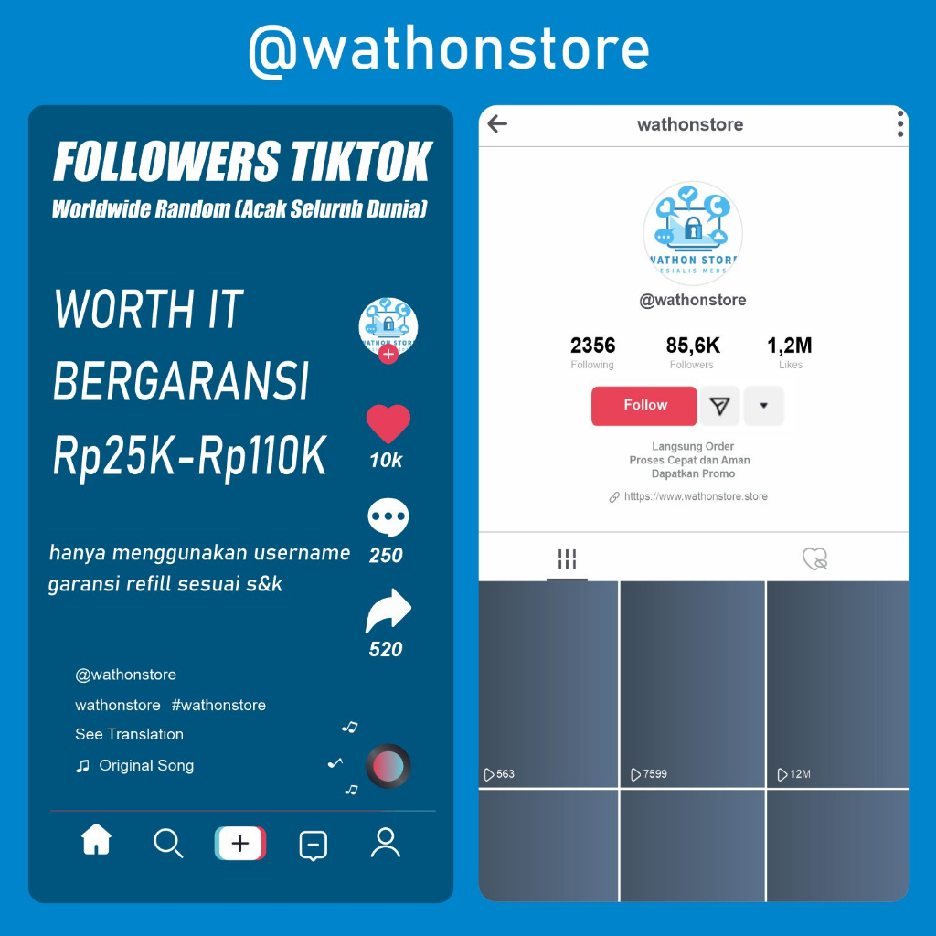 PROMO Followers Tiktok 5000Followers Permanen