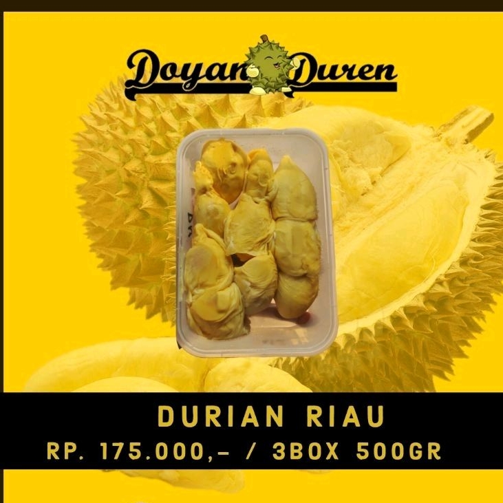 

durian kupas riau 500gram