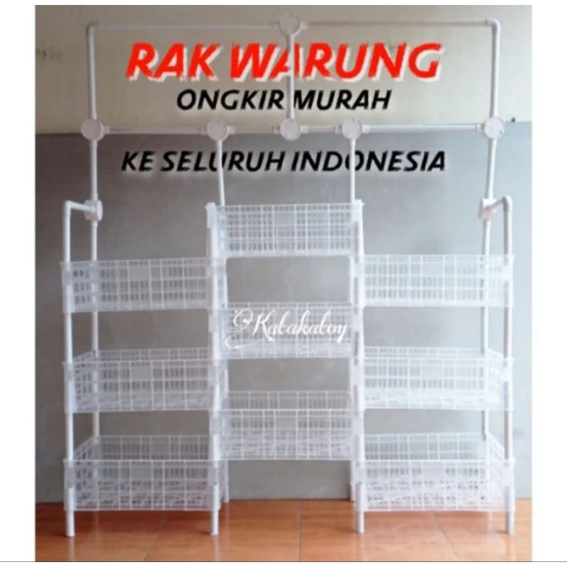 RAK WARUNG GANTUNGAN SNACK rak kopi gantungan warung keranjang susun