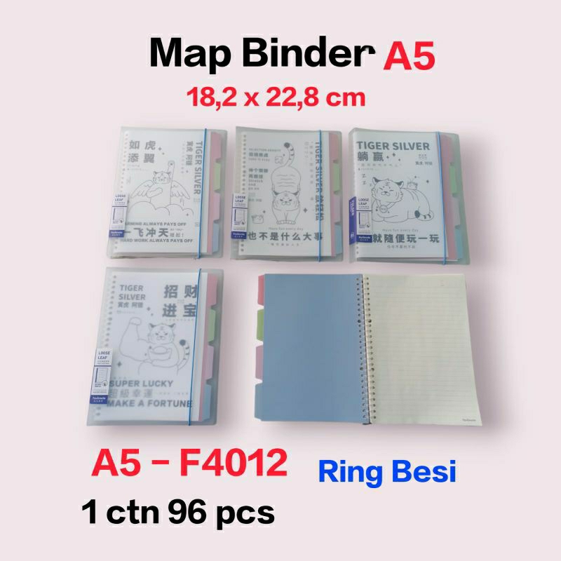 

MAP BINDER FAVONOTE A5 RING BESI