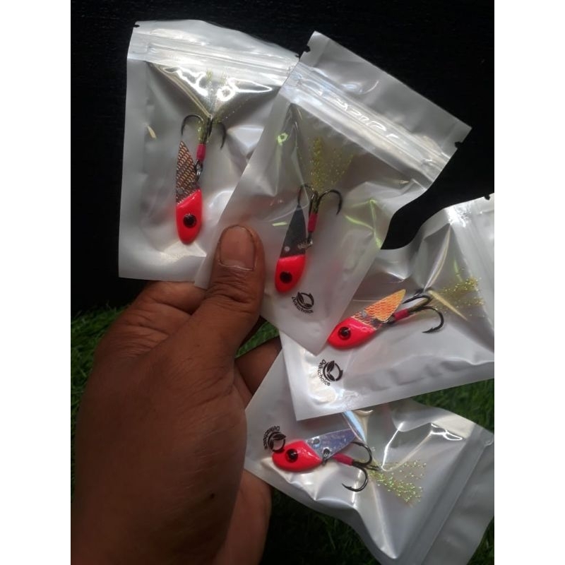 umpan casting gabus hs sirip hiu/gupy action getar VIB 5gram