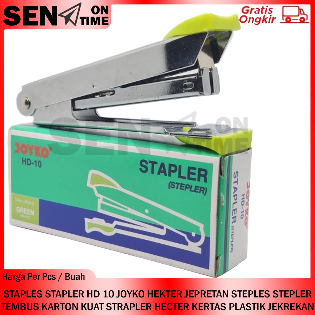 

STAPLES STAPLER HD 10 JOYKO HEKTER HD10 TEMBUS KARTON KUAT JEPRETAN STEPLES STEPLER ALAT JETREKAN TANGAN JOIKO STRAPLER HECTER KERTAS PLASTIK JEKREKAN CEKLEKAN PENGOKOT KOKOT PEMAUT NECIS SETEPLER SETEPLES JEPIT PENJEPIT BESAR NECIS