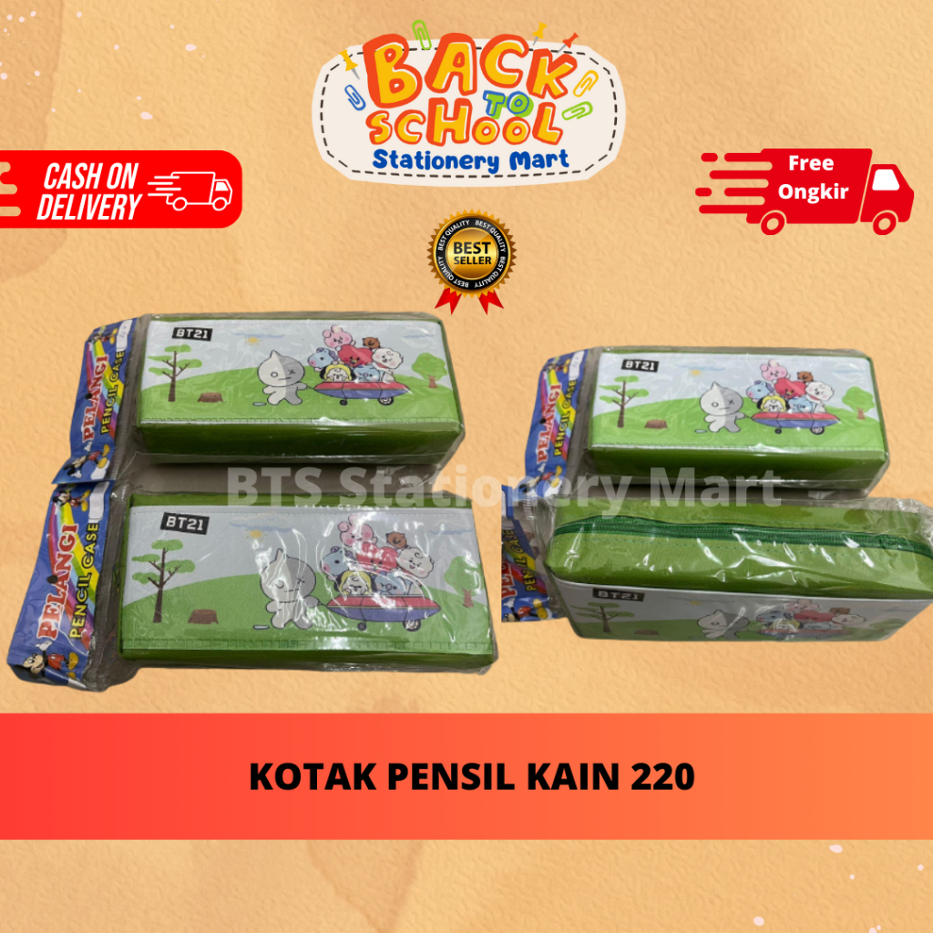 

(BTS) KOTAK PENSIL KAIN 220