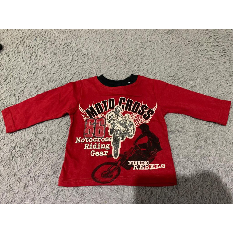Kaos Atasan Anak Laki-Laki Motof Motor Cross/Trail