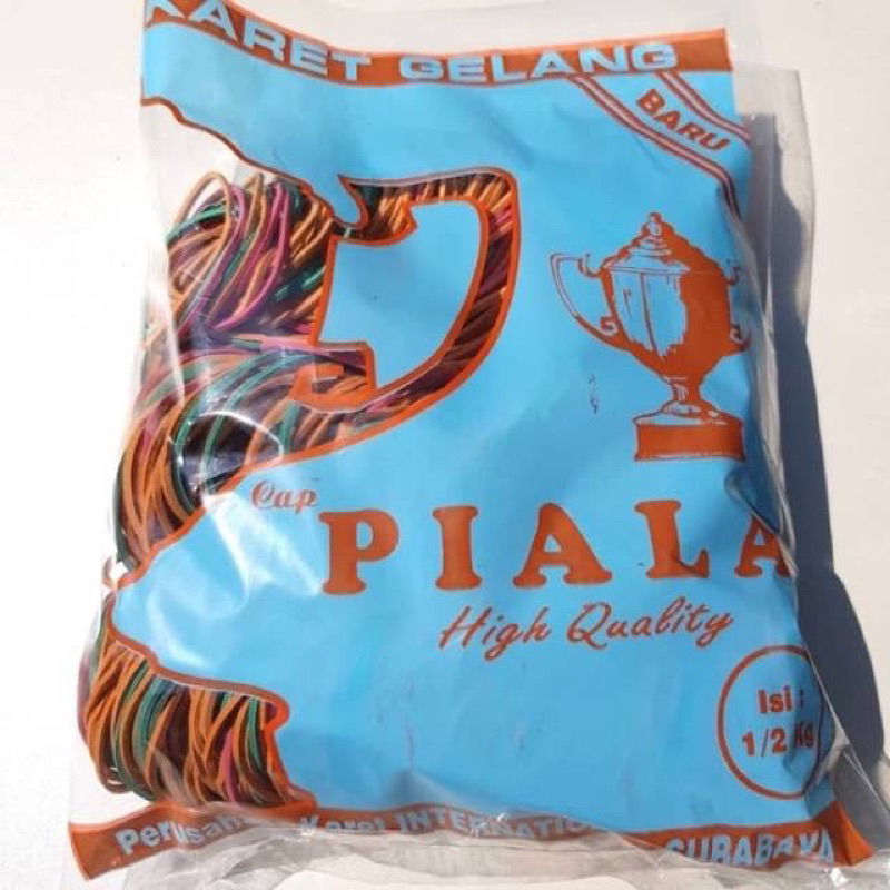 Karet Gelang Piala ½ kg | Karet Nasi Multifungsi karet gelang champion kemasan 1/2kg